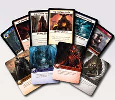 Selection of custom-printed playing cards