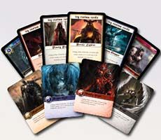 Selection of custom-printed TCG game cards